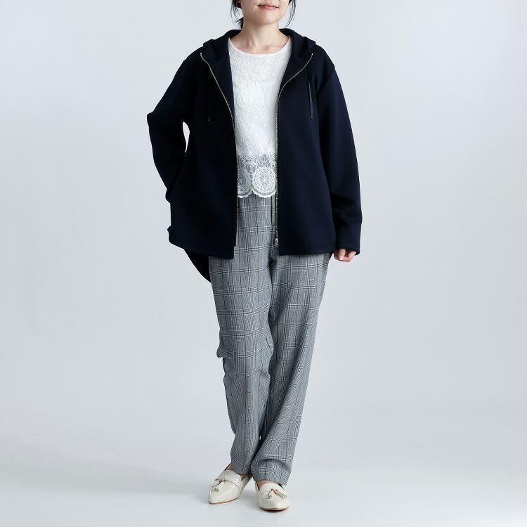 【新作】【送料無料】 フーディーストレッチツイルパーカー 3色 M-LL 洗える 防シワ 長袖 レディース アウター ジャケット パーカー フード付き |  | 11