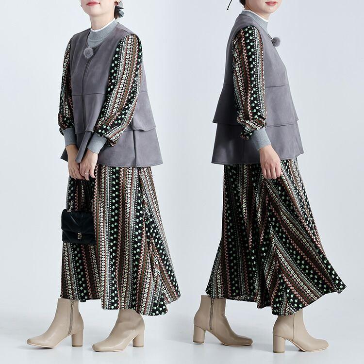 【準新作/送料無料】 ストレッチスエードベスト 4色 M L 洗える レディース トップス ベスト ノースリーブ 微起毛 スエード調 重ね着 レイヤード 春秋冬 |  | 10