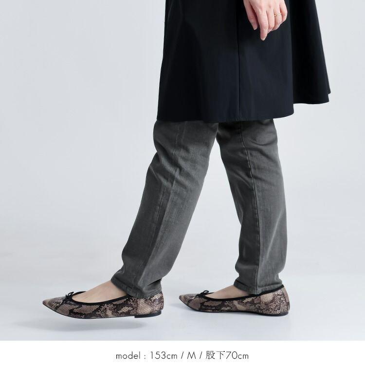 【送料無料/日本製/再入荷】丈が選べる！ストレッチデニムパンツ 2色 S-3L 洗える 楽ちん レディースファッション ボトムス パンツ スリムパンツ オールシーズン |  | 13