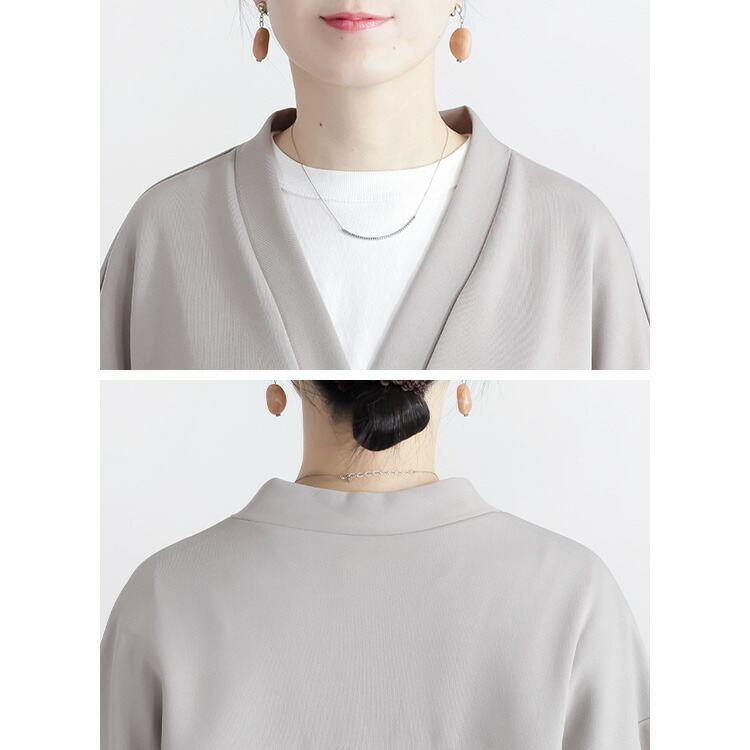 【送料無料】 バックチュール使いカーディガン 4色 M-L 洗える 長袖 レディース トップス アウター カーディガン チュール バックチュール 羽織 春秋冬 |  | 13