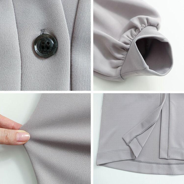 【送料無料】 バックチュール使いカーディガン 4色 M-L 洗える 長袖 レディース トップス アウター カーディガン チュール バックチュール 羽織 春秋冬 |  | 14