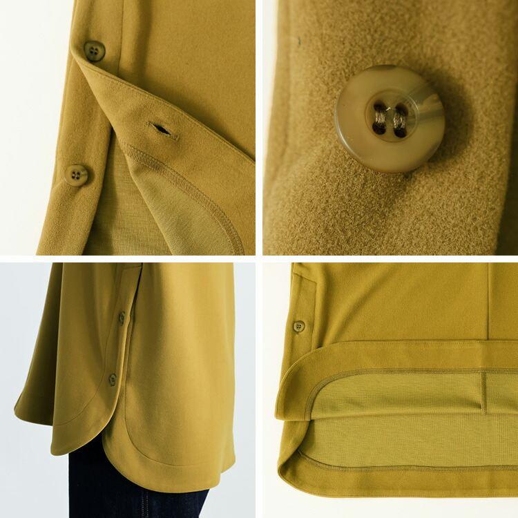 【新作】【送料無料】ピーチ起毛チュニック 4色 M L 洗える 長袖 レディース トップス チュニック カットソー 微起毛 |  | 15