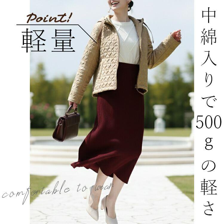 【送料無料】ハート柄キルト中綿ジャケット 3色 M L 長袖 レディース アウター ジャケット コート フーディー |  | 08