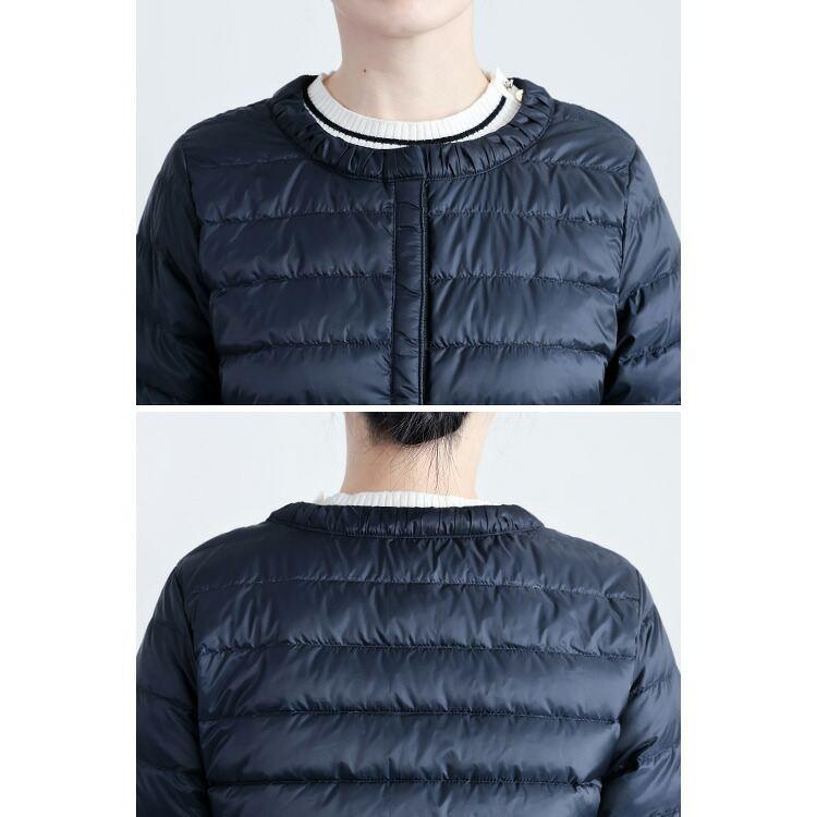 【準新作/送料無料】 超軽量ダウンジャケット 4色 M-LL 撥水 長袖 レディース アウター ダウンジャケット ダウンコート ライトダウン ノーカラー 防寒 春秋冬 |  | 13