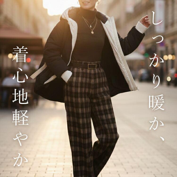 【新作】【送料無料】コクーンダウンコート 2色 M L 長袖 レディース アウター ジャケット コート ブルゾン ミリタリー |  | 04