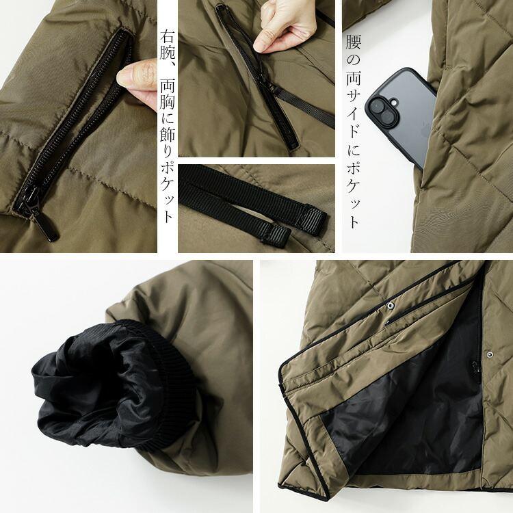 【新作】【送料無料】スタイリッシュダウンコート M-LL 長袖 レディース アウター コート ダウンコート ロングコート |  | 14