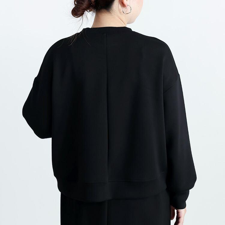 【送料無料】 箔ロゴプリントダンボールニットプルオーバー 3色 M-L 洗える 長袖 楽ちん レディース トップス カットソー トレーナー ダンボールニット 春秋冬 |  | 12