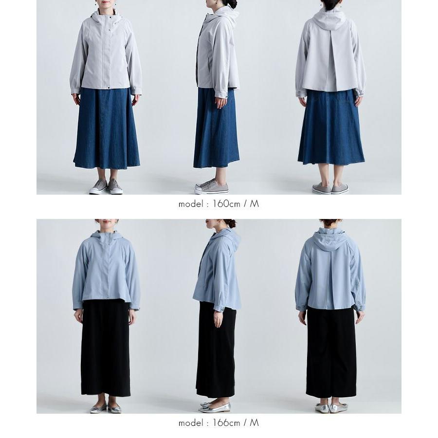 【新作】【送料無料】 きれいめアウタージャケット(フード取外し可) 4色 M L 洗える 長袖 軽量 レディース アウター ジャケット スプリングコート |  | 16