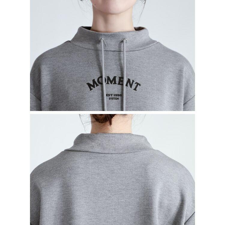 【新作】【送料無料】 スリット使いプルオーバー 3色 M-L 洗える 長袖 レディース トップス チュニック プルオーバー スウェット トレーナー 体型カバー |  | 11