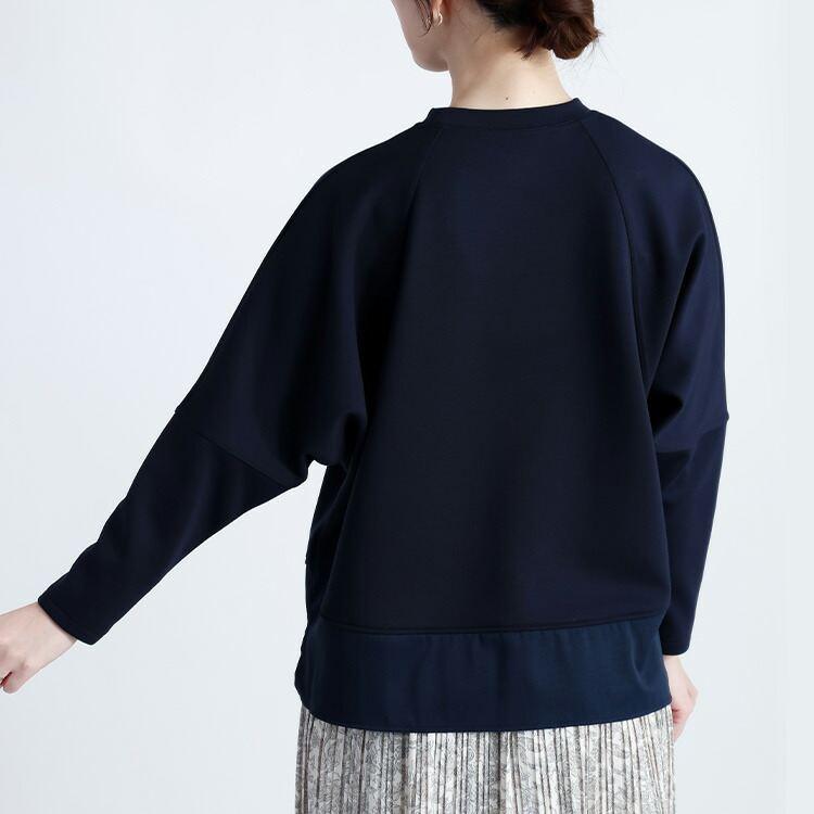 【新作】【送料無料】 キャット柄プルオーバー 2色 洗える 長袖 オーバーサイズ レディース トップス プルオーバー スウェット トレーナー 体型カバー |  | 12