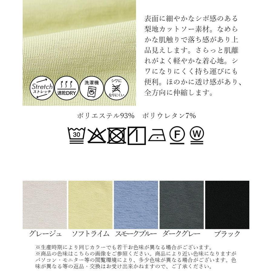 【送料無料】ドライタッチボトルネックプルオーバー(七分袖・長袖) 5色 M-L 7分袖 長袖 洗える レディース トップス インナー カットソー プルオーバー Tシャツ |  | 29