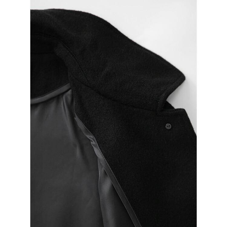 【送料無料】 カシミヤウールコート M-3L レディース アウター コート フォーマルコート 葬式 冠婚葬祭 卒業式 式典 喪服 防寒 ブラックフォーマル スーツ 黒 冬 |  | 10