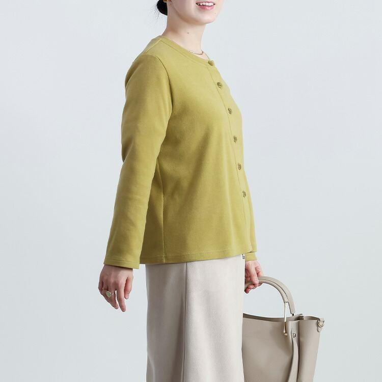 【日本製/再入荷】【送料無料】 発熱保温が優れた暖かカーディガン 5色 M-L 洗える 長袖 レディース トップス カーディガン カットソー 東レ ソフトサーモ |  | 10