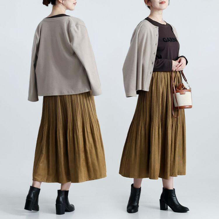 【日本製/再入荷】【送料無料】 発熱保温が優れた暖かカーディガン 5色 M-L 洗える 長袖 レディース トップス カーディガン カットソー 東レ ソフトサーモ |  | 08