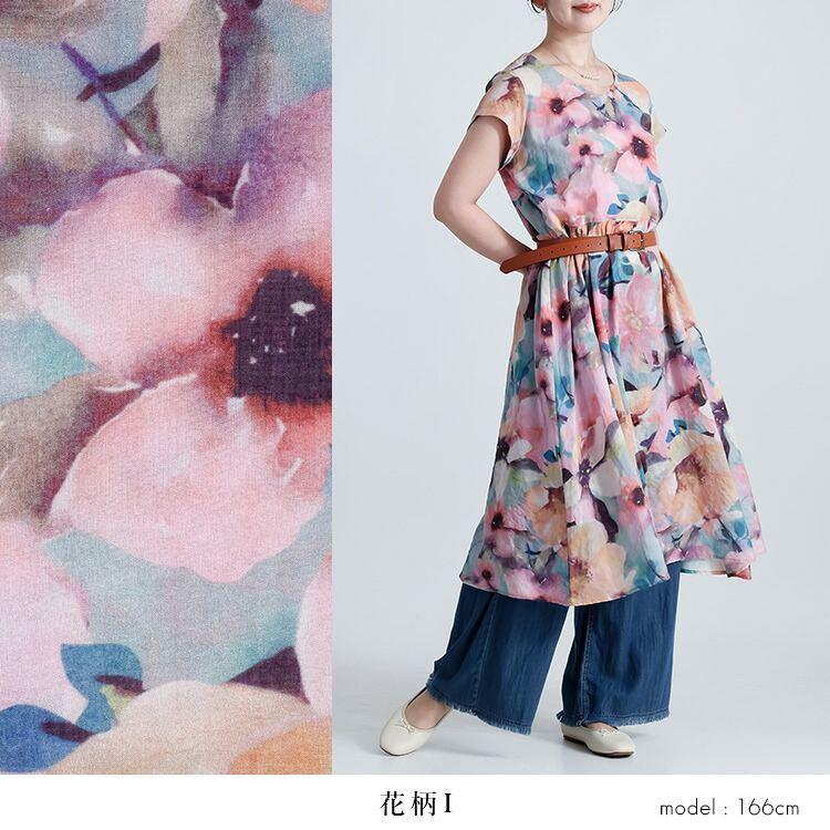 【新作柄登場】【送料無料/再入荷】 17柄！夏を楽しむワンピース M L ポケット付 洗える 半袖 レディース トップス ワンピース 体型カバー ポケットあり 夏 |  | 28