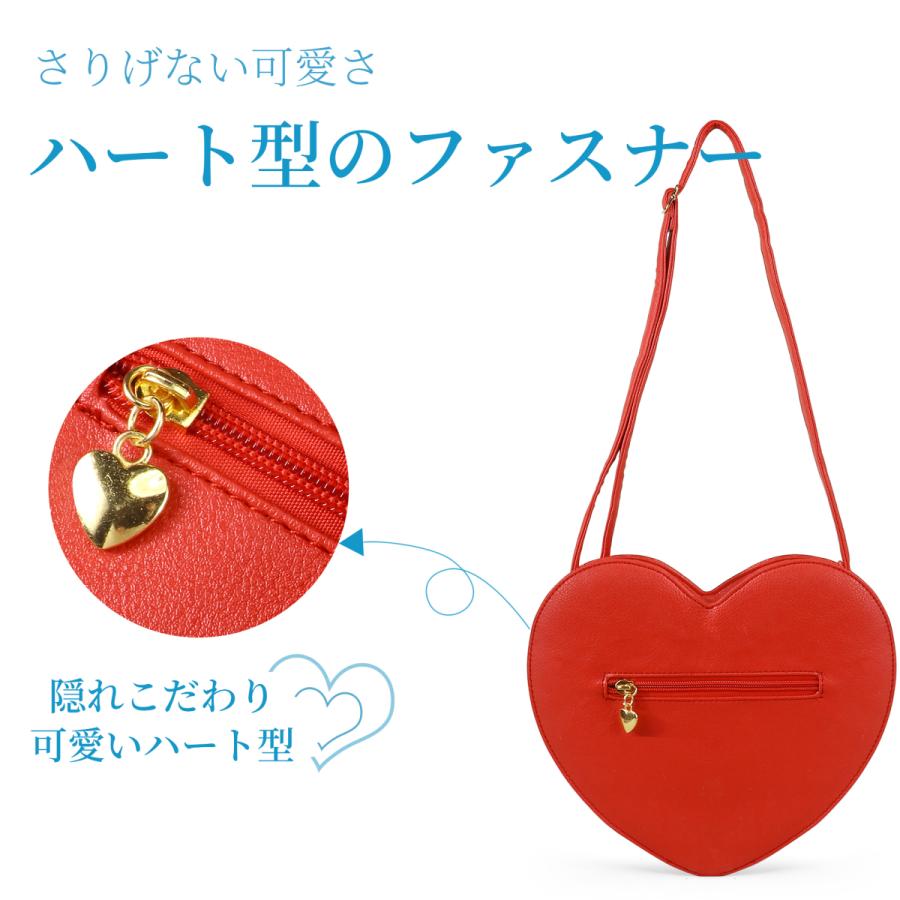 Tyousan ビッグリボンハートショルダー ポーチ 小物入れ ハート型ショルダー 斜め掛け バッグ Jp005 Clan Shop 通販 Yahoo ショッピング