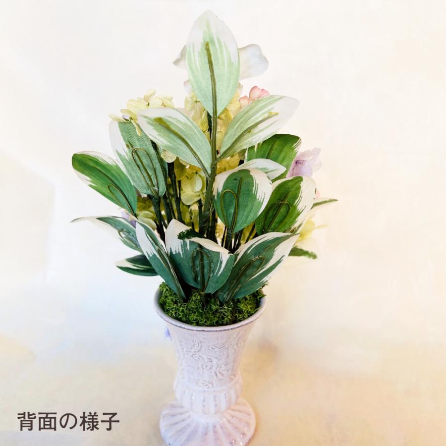 仏花 プリザーブドフラワー 送料無料 枯れない花 お仏壇 お供え花 お彼岸 仏壇飾り 純白の胡蝶蘭 うす藤色の小花 造花 | ブランド登録なし | 10