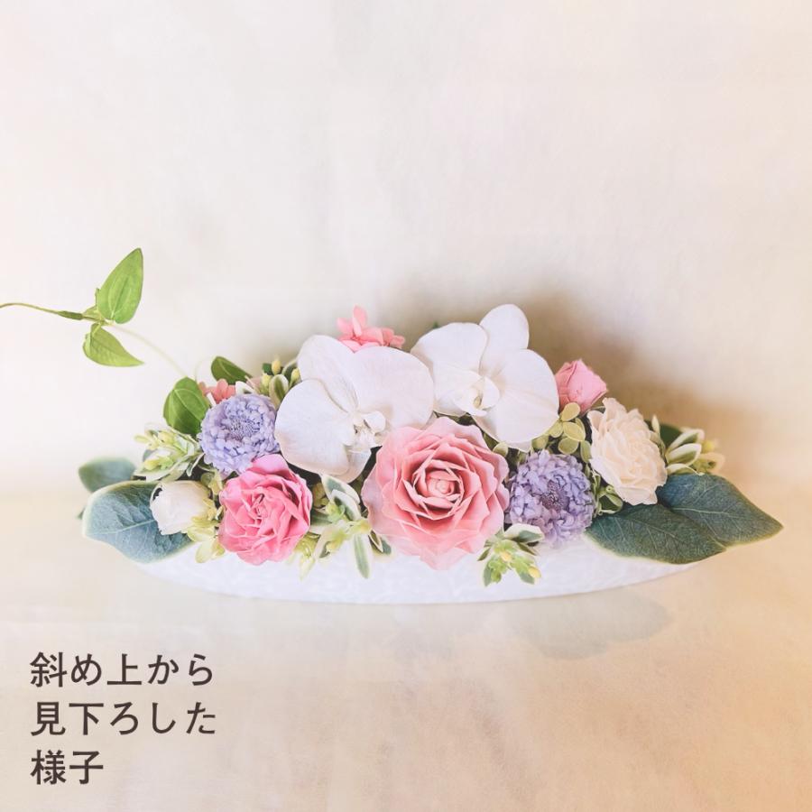 仏花 プリザーブドフラワー 送料無料 枯れない花 お仏壇 お供え花 お彼岸 仏壇飾り 菊 あじさい ガラスドーム プレゼント インテリア 造花 ギフト | ブランド登録なし | 06