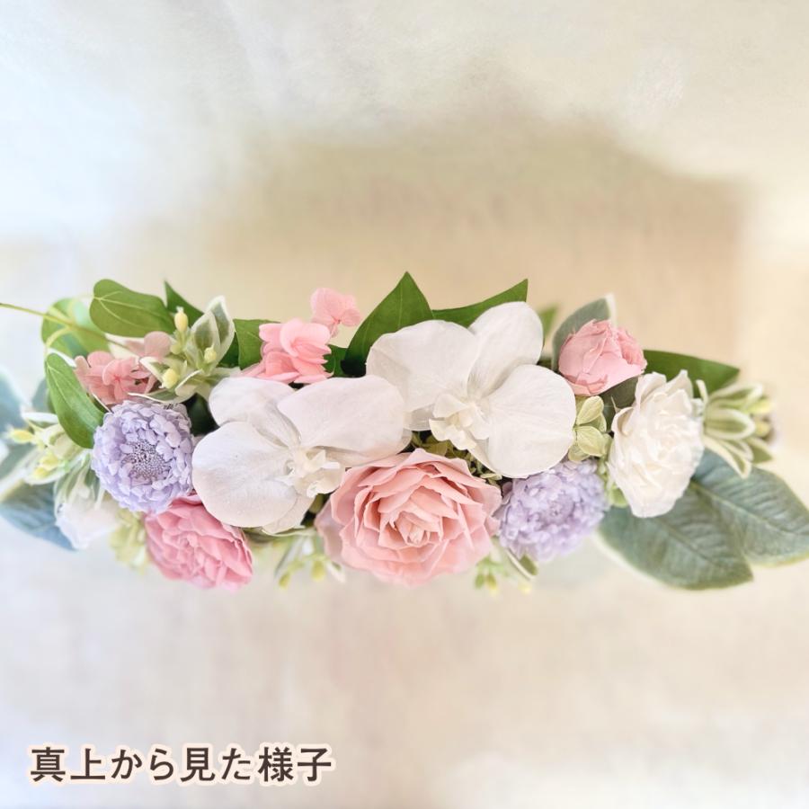 仏花 プリザーブドフラワー 送料無料 枯れない花 お仏壇 お供え花 お彼岸 仏壇飾り 菊 あじさい ガラスドーム プレゼント インテリア 造花 ギフト | ブランド登録なし | 07