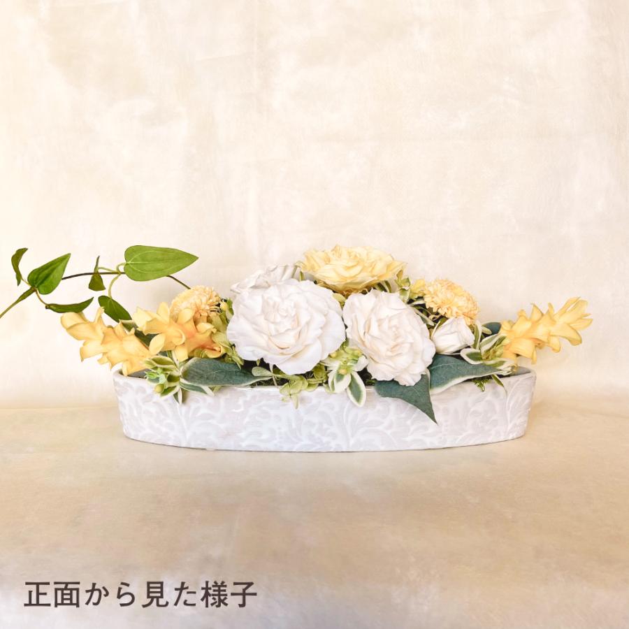 仏花 プリザーブドフラワー 送料無料 枯れない花 お仏壇 お供え花 お彼岸 仏壇飾り 菊 あじさい ガラスドーム プレゼント インテリア 造花 ギフト | ブランド登録なし | 03