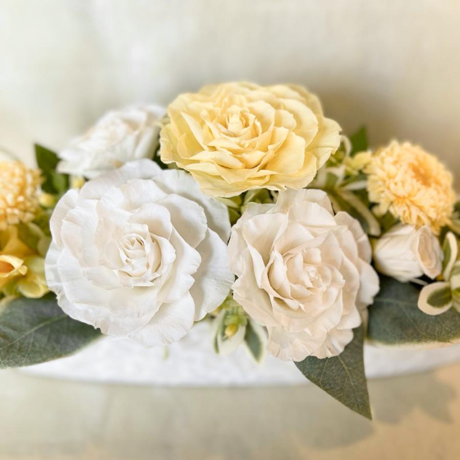 仏花 プリザーブドフラワー 送料無料 枯れない花 お仏壇 お供え花 お彼岸 仏壇飾り 菊 あじさい ガラスドーム プレゼント インテリア 造花 ギフト | ブランド登録なし | 05