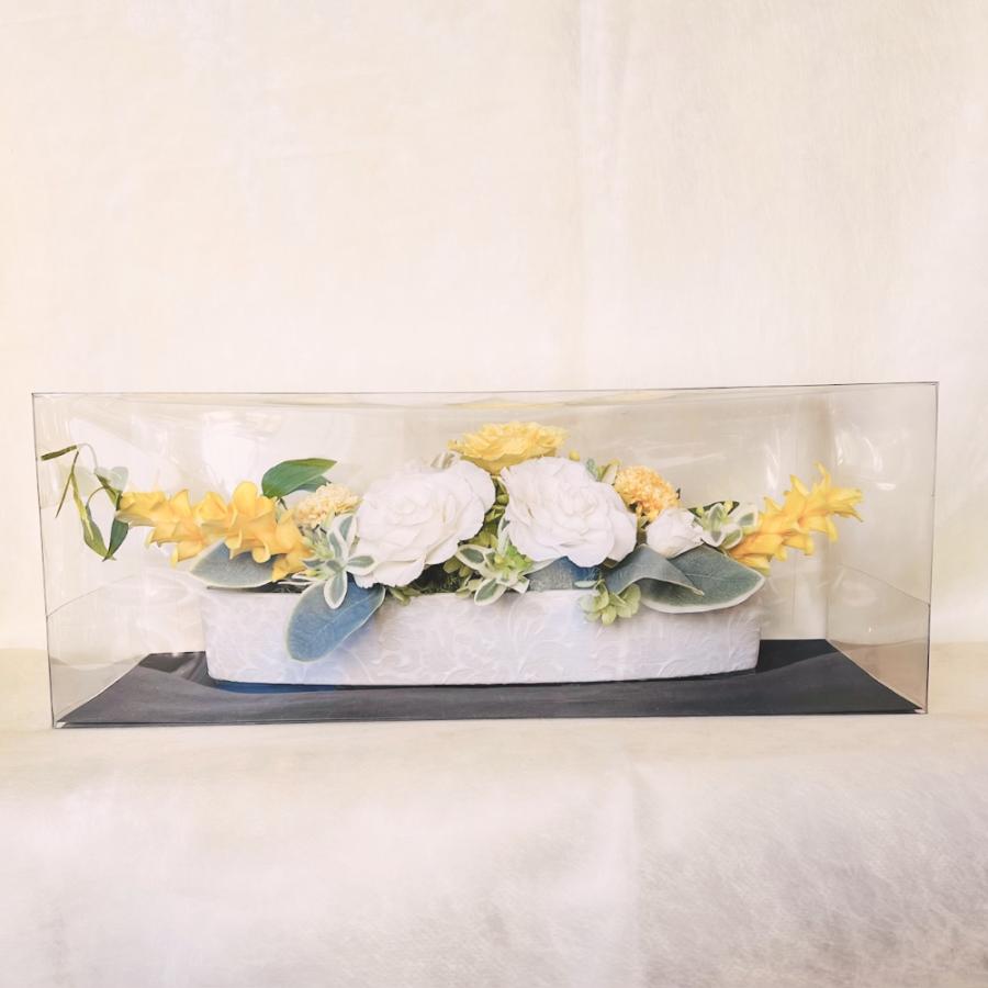 仏花 プリザーブドフラワー 送料無料 枯れない花 お仏壇 お供え花 お彼岸 仏壇飾り 菊 あじさい ガラスドーム プレゼント インテリア 造花 ギフト | ブランド登録なし | 07