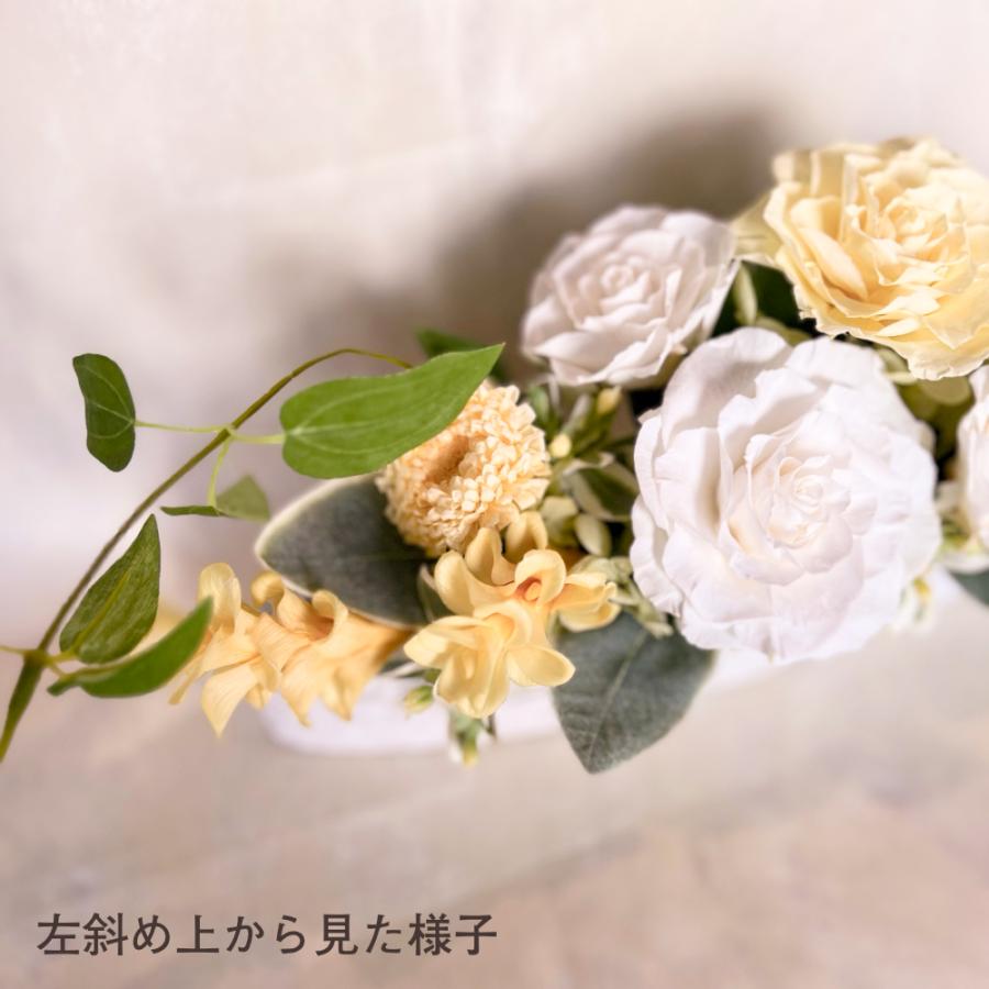 仏花 プリザーブドフラワー 送料無料 枯れない花 お仏壇 お供え花 お彼岸 仏壇飾り 菊 あじさい ガラスドーム プレゼント インテリア 造花 ギフト | ブランド登録なし | 08