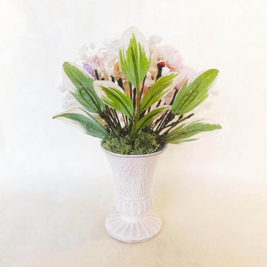 仏花 お祝い プリザーブドフラワー 送料無料 枯れない花 お仏壇 お供え花 お彼岸 薔薇 カーネーション あじさい 保護ケース プレゼント インテリア 造花 ギフト | ブランド登録なし | 13