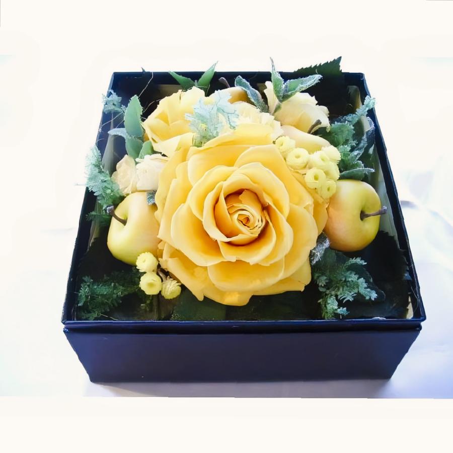 プリザーブドフラワー 送料無料 お祝い 誕生日 枯れない花 黒い箱  バラ Lサイズ プレゼント インテリア 造花 ギフト | ブランド登録なし | 03