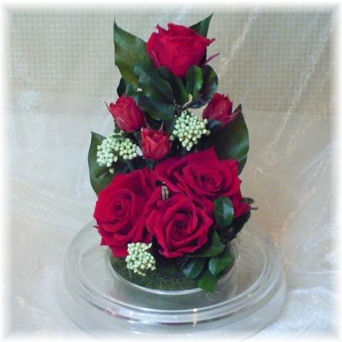 プリザーブドフラワー 送料無料 お祝い 誕生日 枯れない花 ドーム バラ プレゼント インテリア 造花 ギフト | ブランド登録なし | 04