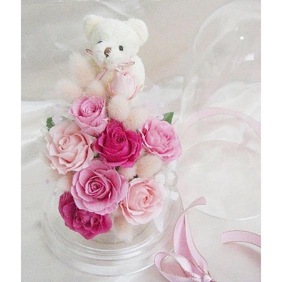 プリザーブドフラワー 送料無料 お祝い 誕生日 枯れない花 フラワードーム ドリーミング バラ プレゼント インテリア 造花 ギフト | ブランド登録なし | 01