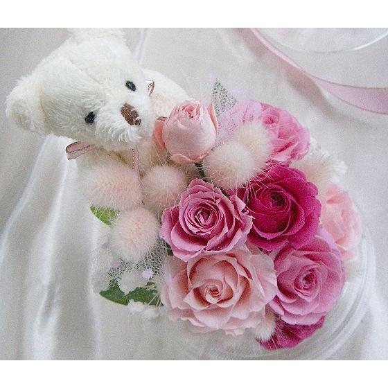 プリザーブドフラワー 送料無料 お祝い 誕生日 枯れない花 フラワードーム ドリーミング バラ プレゼント インテリア 造花 ギフト | ブランド登録なし | 02