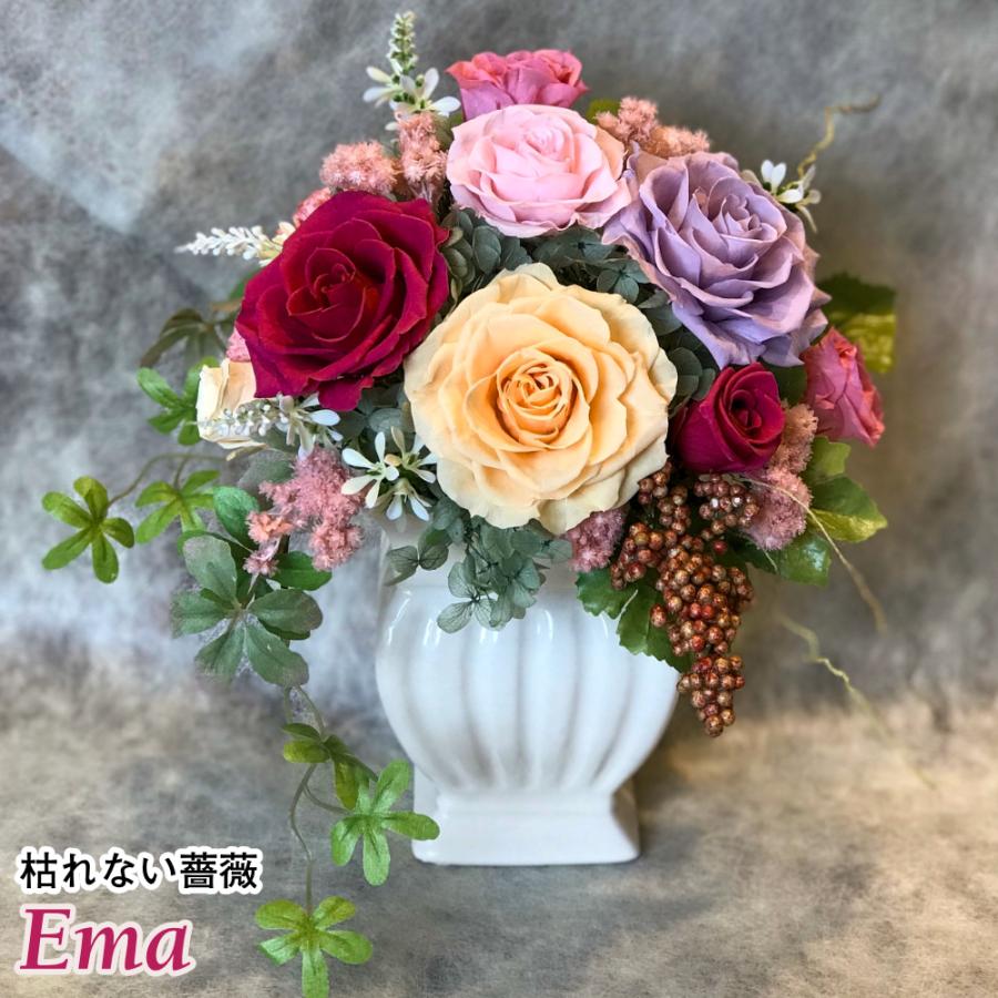 プリザーブドフラワー 送料無料 お祝い 誕生日 枯れない花 バラ 紫陽花 ケース入り プレゼント インテリア 造花 ギフト | ブランド登録なし | 01