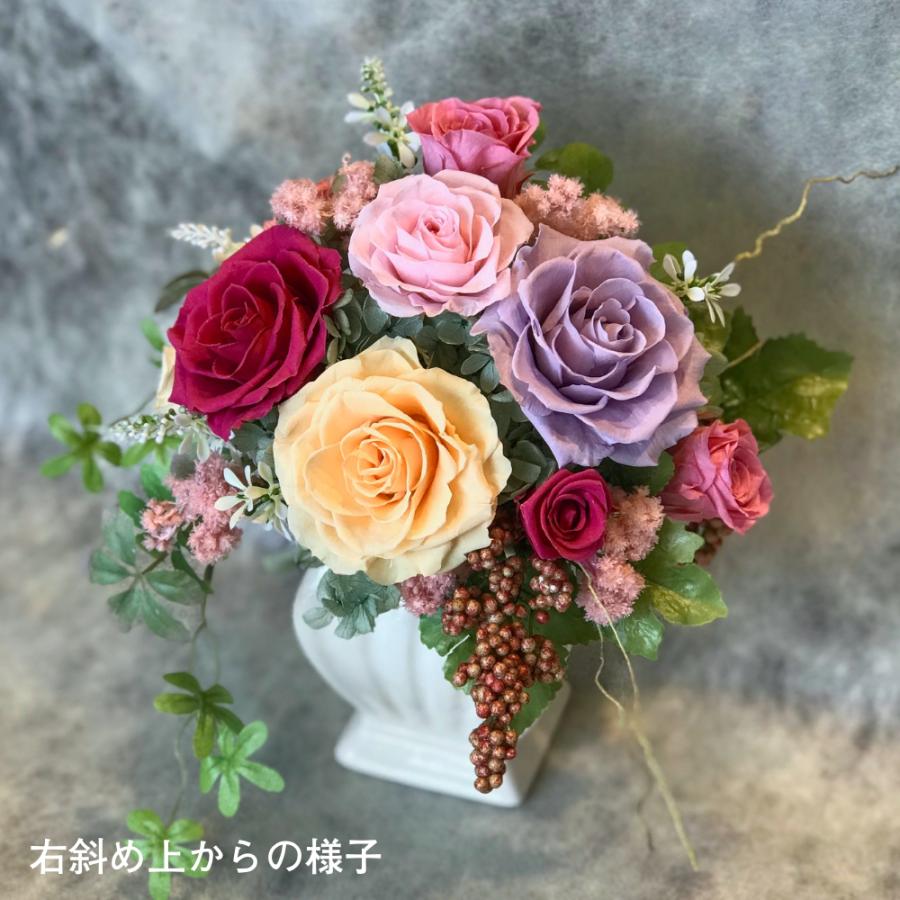 プリザーブドフラワー 送料無料 お祝い 誕生日 枯れない花 バラ 紫陽花 ケース入り プレゼント インテリア 造花 ギフト | ブランド登録なし | 04