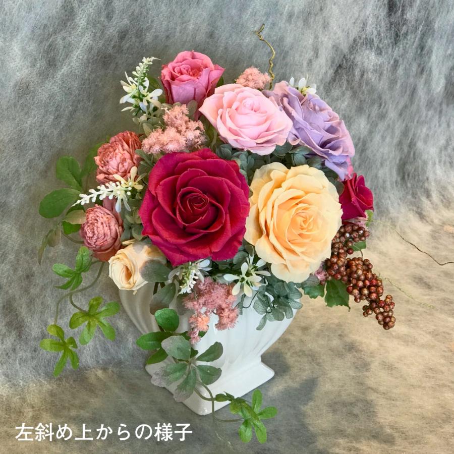 プリザーブドフラワー 送料無料 お祝い 誕生日 枯れない花 バラ 紫陽花 ケース入り プレゼント インテリア 造花 ギフト | ブランド登録なし | 05