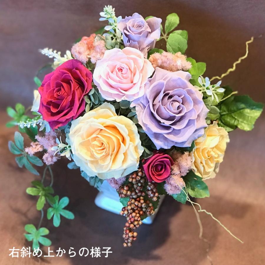 プリザーブドフラワー 送料無料 お祝い 誕生日 枯れない花 バラ 紫陽花 ケース入り プレゼント インテリア 造花 ギフト | ブランド登録なし | 07