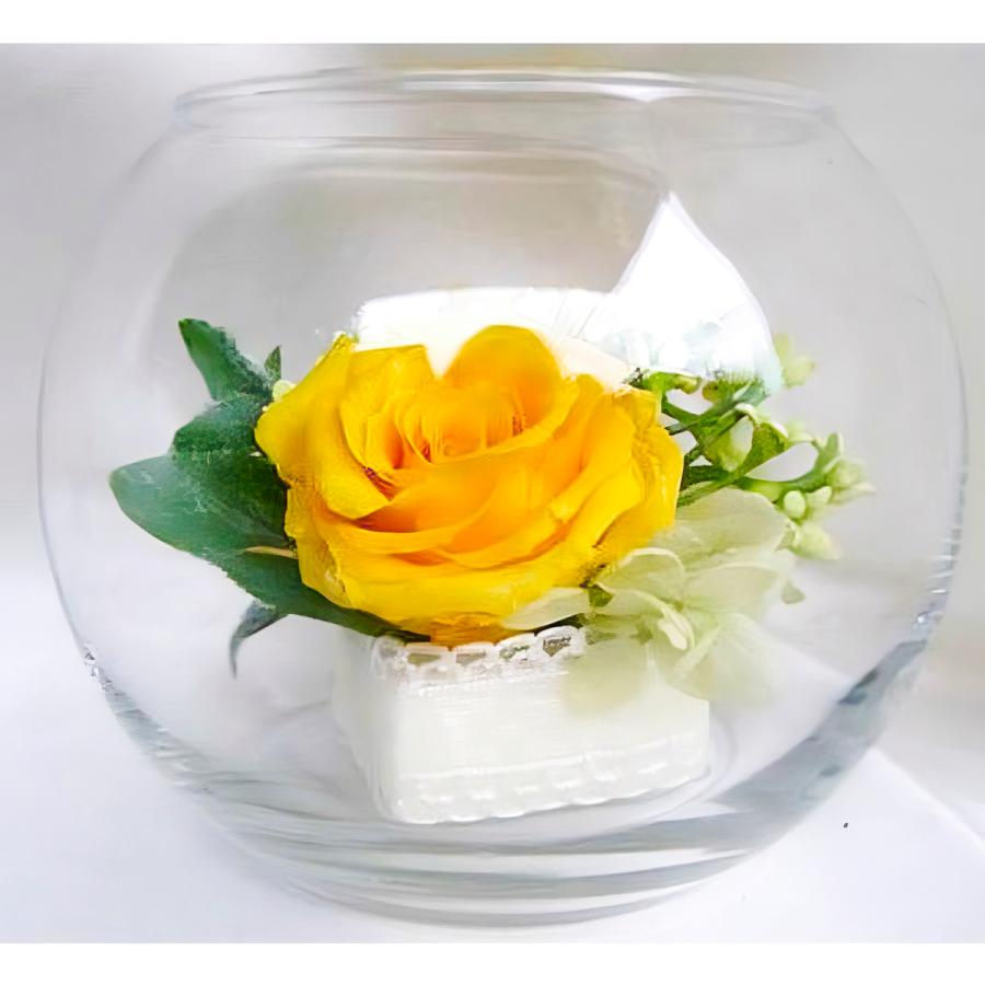 プリザーブドフラワー 送料無料 お祝い 誕生日 枯れない花 バブルグラス入り 枯れない花 バラ プレゼント インテリア 造花 ギフト | ブランド登録なし | 12