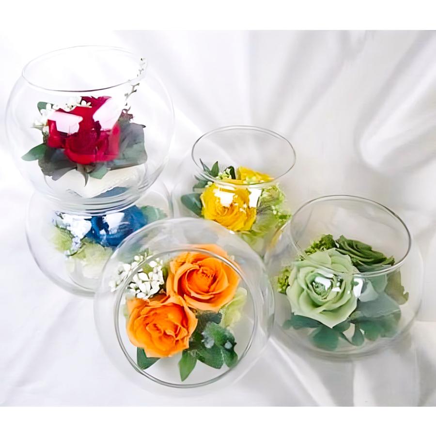 プリザーブドフラワー 送料無料 お祝い 誕生日 枯れない花 バブルグラス入り 枯れない花 バラ プレゼント インテリア 造花 ギフト | ブランド登録なし | 13