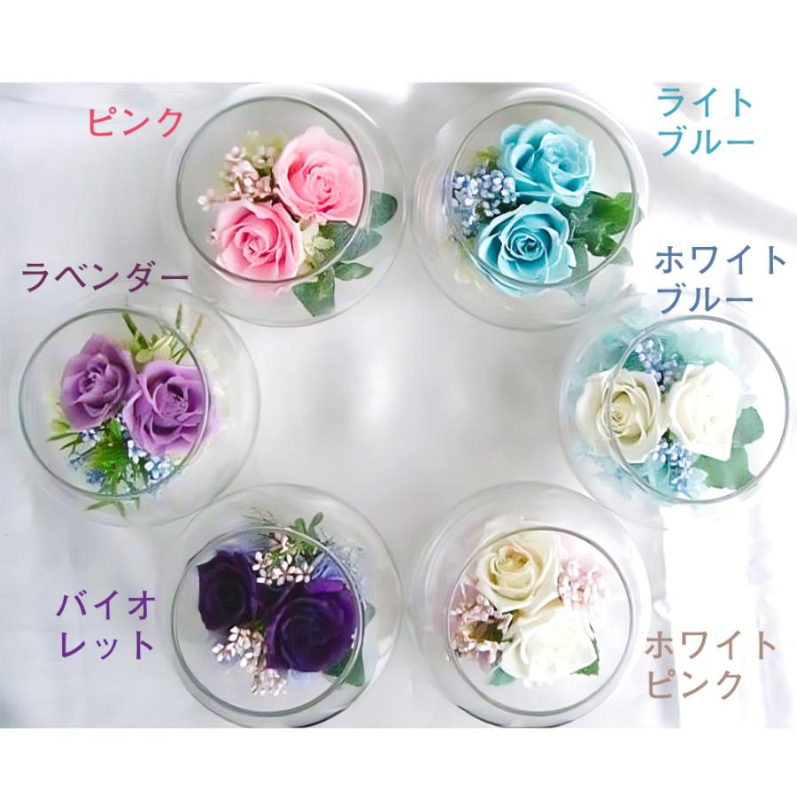 プリザーブドフラワー 送料無料 お祝い 誕生日 枯れない花 バブルグラス入り 枯れない花 バラ プレゼント インテリア 造花 ギフト | ブランド登録なし | 14