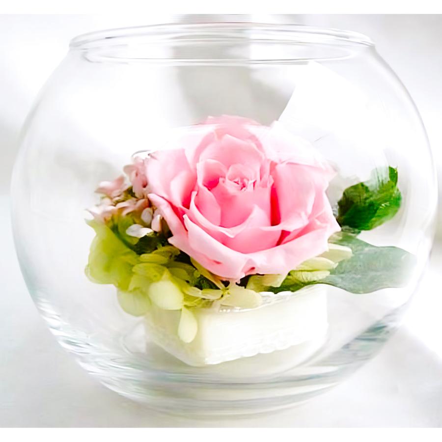 プリザーブドフラワー 送料無料 お祝い 誕生日 枯れない花 バブルグラス入り 枯れない花 バラ プレゼント インテリア 造花 ギフト | ブランド登録なし | 07