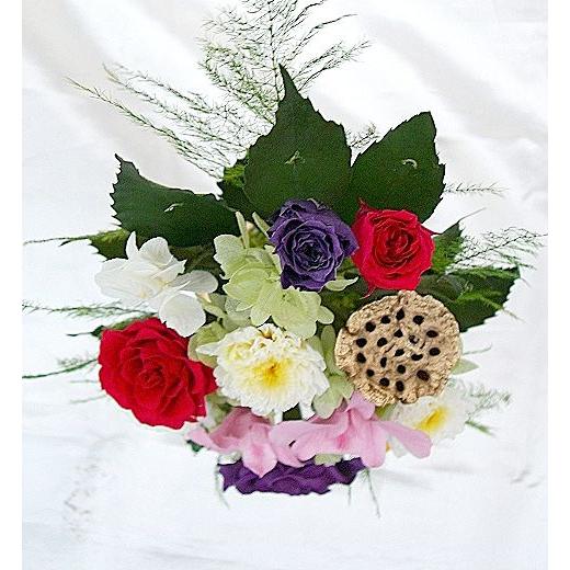 仏花 プリザーブドフラワー 送料無料 枯れない花 お仏壇 お供え花 お