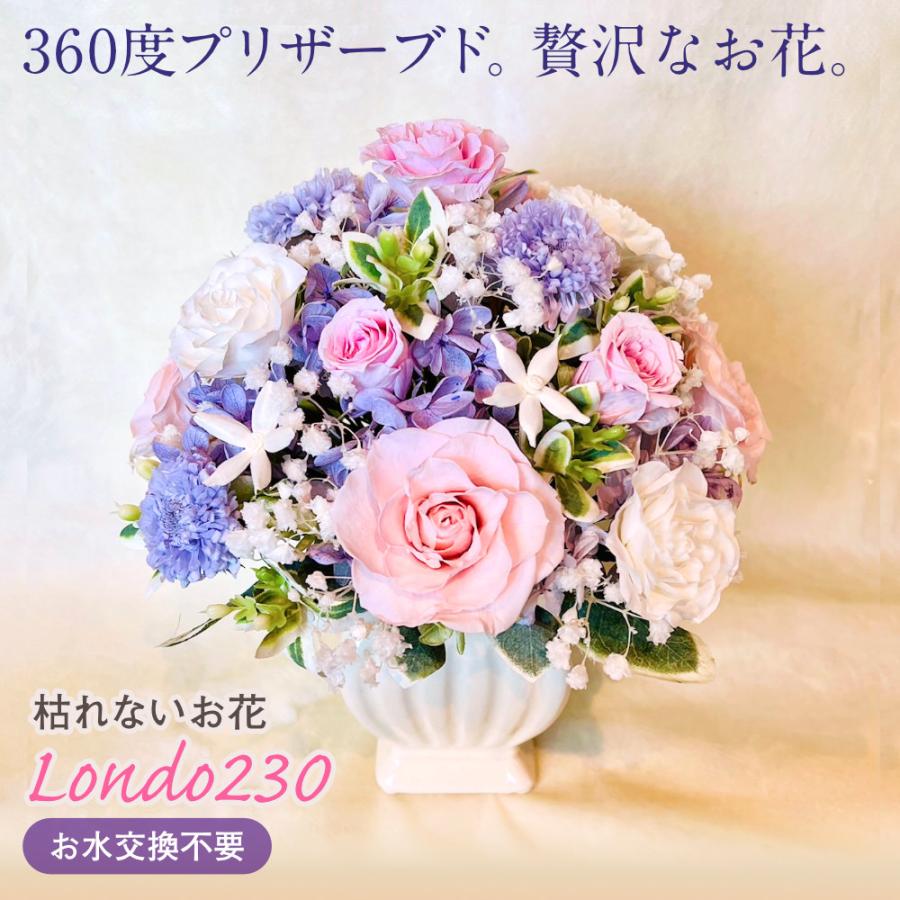 プリザーブドフラワー 送料無料 お祝い 誕生日 枯れない花 花器付き バラ 紫陽花 ソラフラワー 花飾り プレゼント インテリア 造花 ギフト | ブランド登録なし