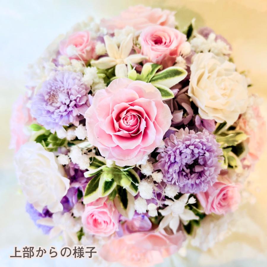 プリザーブドフラワー 送料無料 お祝い 誕生日 枯れない花 花器付き バラ 紫陽花 ソラフラワー 花飾り プレゼント インテリア 造花 ギフト | ブランド登録なし | 06