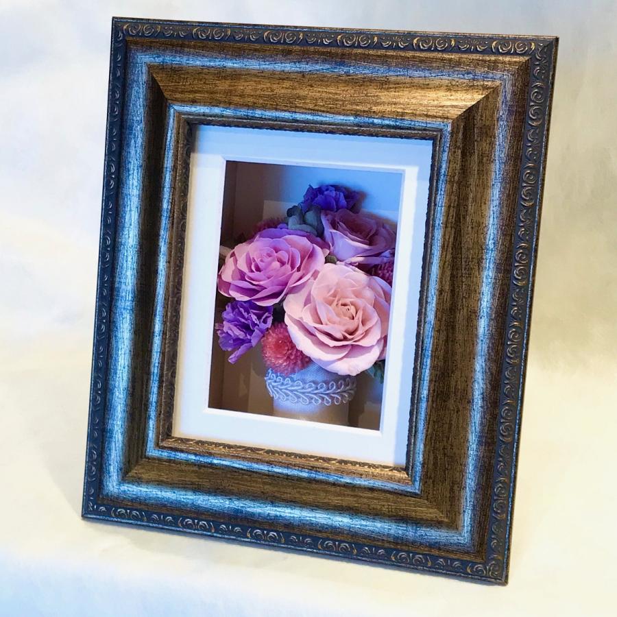 プリザーブドフラワー 送料無料 お祝い 誕生日 枯れない花 プリザーブドフラワー フレーム バラ プレゼント インテリア 造花 ギフト | ブランド登録なし | 03