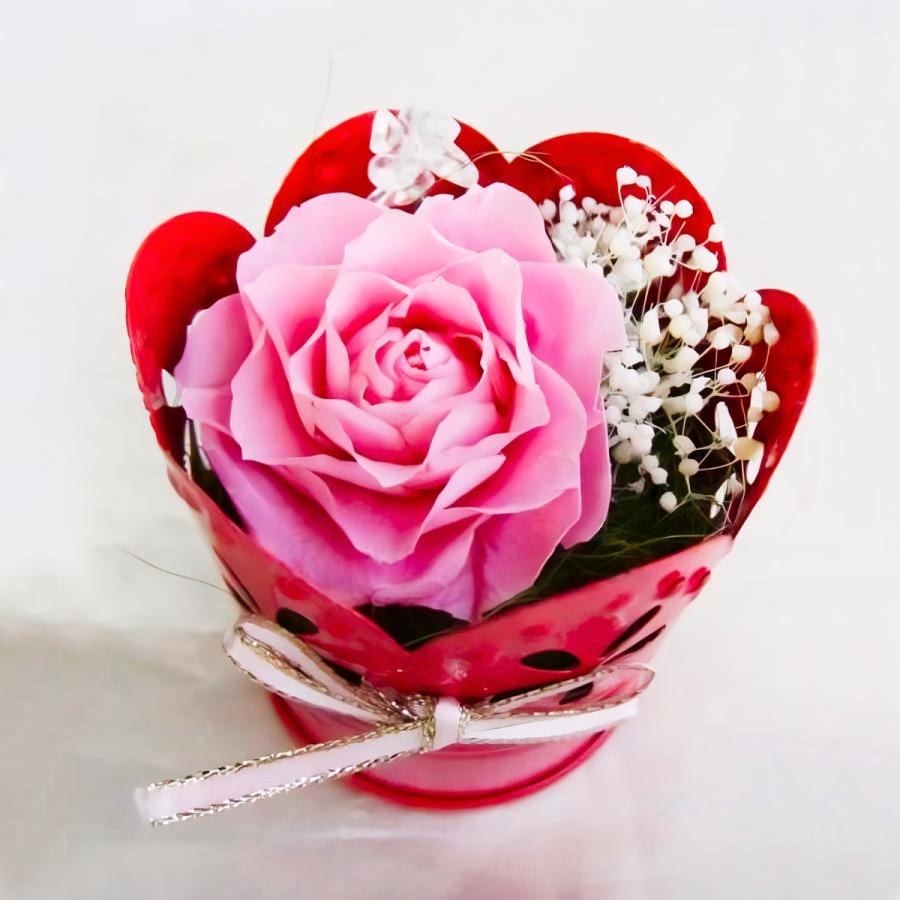 プリザーブドフラワー 送料無料 お祝い 誕生日 枯れない花 バラ 小さめ