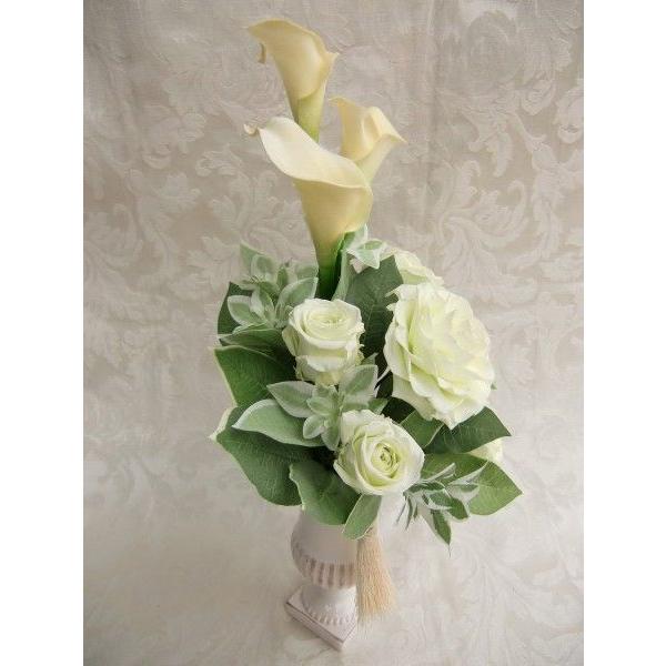 仏花 プリザーブドフラワー 送料無料 枯れない花 お仏壇 お供え花 お彼岸 仏壇飾り バラ 花瓶 プレゼント インテリア 造花 ギフト | ブランド登録なし | 03