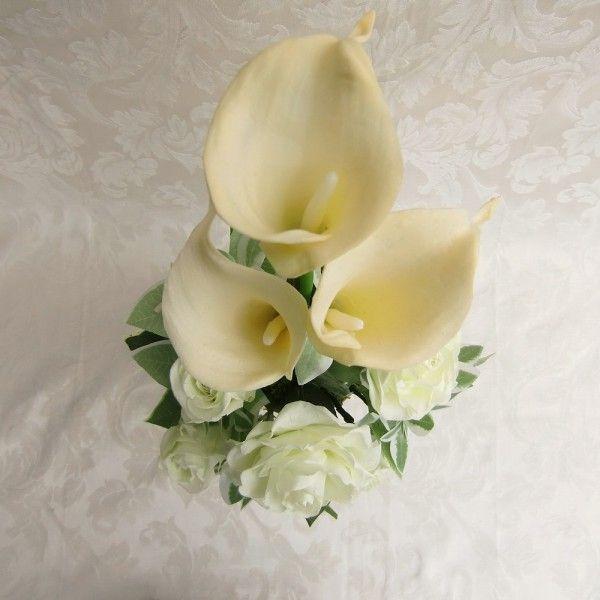 仏花 プリザーブドフラワー 送料無料 枯れない花 お仏壇 お供え花 お彼岸 仏壇飾り バラ 花瓶 プレゼント インテリア 造花 ギフト | ブランド登録なし | 04