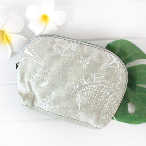 ハワイアン雑貨 ポーチ おしゃれ 可愛い 小物入れ ハワイ 雑貨 Kahiko シェルデニポーチ ブルー ネイビー リゾート 42vp8112 Clara Hawaiian Select Shop 通販 Yahoo ショッピング