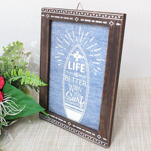 ハワイアン雑貨 写真立て フォトフレーム インテリア Kahiko ウッドビーチフォトフレーム 思い出 木製 4sjp0035 Clara Hawaiian Select Shop 通販 Yahoo ショッピング