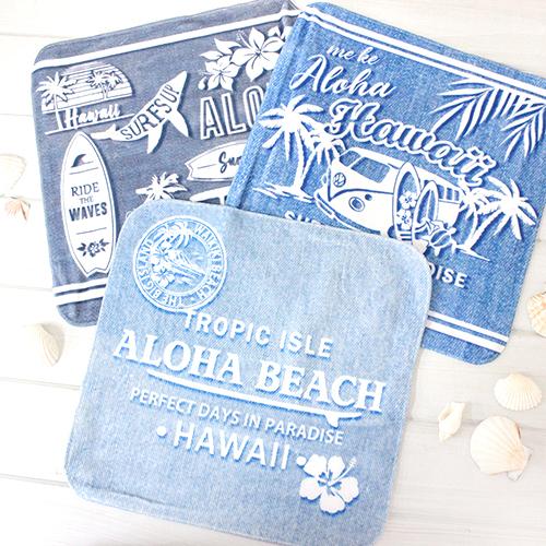 ハンドタオル ハワイアンデニム ハンカチタオル ミニタオル Kahiko 花柄 おしゃれ ハワイ 雑貨 可愛い プチギフト 4sjp1351 Clara Hawaiian Select Shop 通販 Yahoo ショッピング